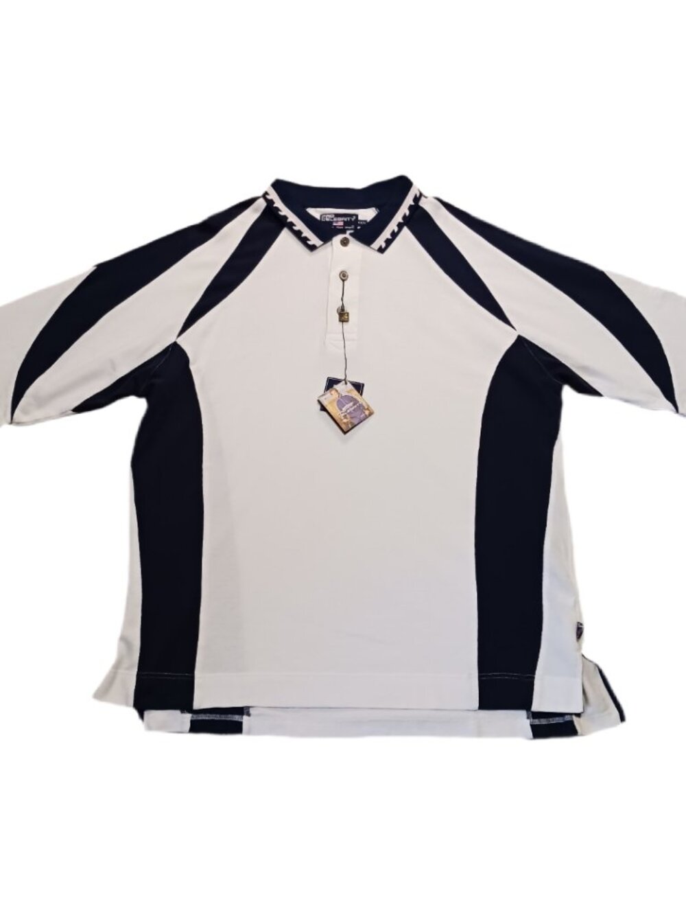 Pro-Celebrity Mens  3XL Short Sleeve Golf Polo White T Shirt